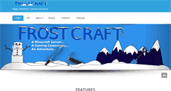Desktop Screenshot of frostcraft.com